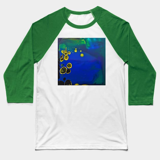 Jellyfish in the Deep Baseball T-Shirt by WickedFaery